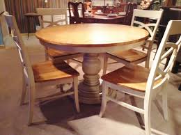 48 Inch Round Pedestal Dining Table Round Farmhouse Table Rustic Farmhouse Dining Table Farmhouse Round Dining Table