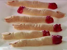 Witch Finger Cookies Recipe Giada De Laurentiis Food Network Witch Finger Cookie Recipe Witch Finger Cookies Finger Cookies