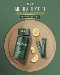 Thạch giảm cân Chanh Gừng MQ SKIN (Hộp 10 gói)