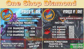 Fifa pembayaran bisa melalui telkomsel, xl, axis, atm transfer, alfamart, indomaret, dan voucher selain bisa top up diamond mobile legends, itemku.com juga menjual voucher diamond free fire. Oneshopdm Top Up Diamond Free Fire Termurah Gallery Tekno