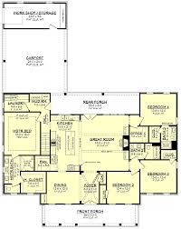 They may save square footage with slightly smaller bedrooms and fewer designs with bonus rooms or home offices, opting instead to provide a large space for 4 Bedroom 3 Bath 1 900 2 400 Sq Ft House Plans