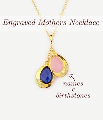 Birthstone Gifts For Mom Not Jewelry Engraved Mother S Day Necklace Name And Birthday Necklace Mil Gift Fine Jewelry Mom Jewelry Personalized Necklace With Kids Names Engraved Necklace Mothers