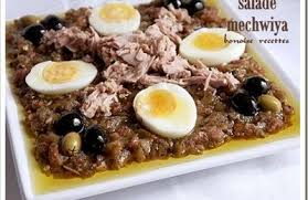 Mechouia Salade Tunisienne Salade Tunisienne Cuisine Tunisienne Recette Tunisienne