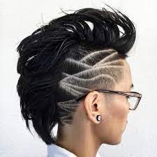 70 Most Gorgeous Mohawk Hairstyles Of Nowadays Mohawk Hairstyles Hair Styles Shaved Hair Designs