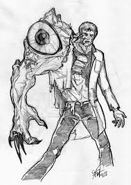 Resident Evil Birkin Sketch By Darknightsad On Deviantart Resident Evil Tattoo Resident Evil Sketches