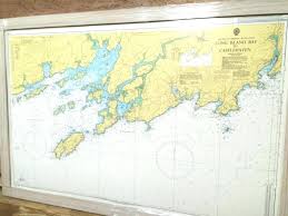 Framed Nautical Charts Lelephant