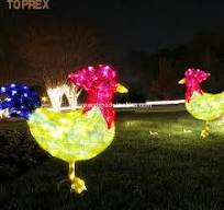 New Light up Easter Egg Chicken Lifelike Hen Lights - Easter ...