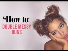 Check spelling or type a new query. Cute And Messy Double Buns Summer Survival Series Youtube