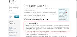 Analogous to home pregnancy tests, these antibody tests are positive or negative. Viral Posts Share False Claims About Covid 19 Test Results