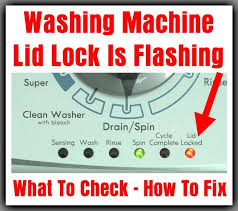 · the door lock led light will blink. Lid Lock Light Flashing Blinking On Top Load Washing Machine How To Clear