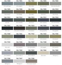 pin by emmanuele mk on architettura grey colour chart ral