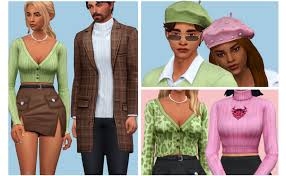 Ripped skinny jeans · 4. 25 Cc Clothes Stuff Packs For The Sims 4 Custom Content