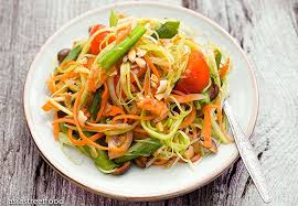 Thai Papaya Salat Asia Street Food Asiatische Rezepte Aus Den Strassenkuchen Vietnams Thailands Kambod Asian Recipes Thai Street Food Street Food Thailand