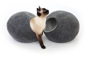 Check out our cat cocoon bed selection for the very best in unique or custom, handmade pieces from our pet supplies shops. Sheep Wool Cat Cave Cocoon Bed Kivikis From Kedron Pet And Garden