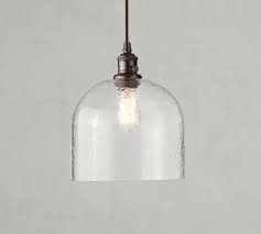 Custom Textured Glass Cord Pendant Pottery Barn