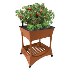 City Pickers Easy Pickers Plastic Raised Garden Bed Garden Grow Box With Stand 2335 The Home Depot In 2020 Patio Raised Garden Beds Raised Garden Bed Kits Garden Grow Boxes