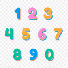 Png Number Set 3d Font Free Image By Rawpixel Com Wit 3d Font Png Fonts