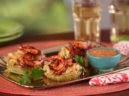 Fried Green Tomatoes With Shrimp Remoulade Recipe Shrimp Remoulade Remoulade Food Network Recipes
