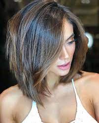 Short Layered Haircuts Fine Hair Shorthairstyles Long Bob Hairstyles For Thick Hair Long Bob Hairstyles Bob Hairstyles For Thick