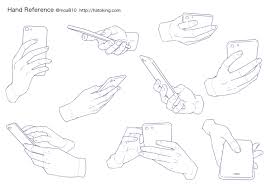 手のイラスト資料集 hand reference hato king 手イラスト 描画チュートリアル アートリファレンス
