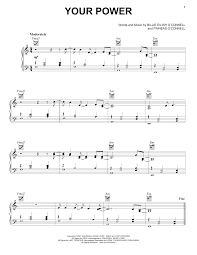 Maybe you would like to learn more about one of these? Billie Eilish Your Power Sheet Music Chords Download Printable Pdf Pop Score For Piano Vocal Guitar Right Hand Melody Sku 484735
