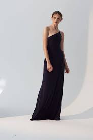 Addison Jersey Long Bridesmaids Dress With One Shoulder Spaghetti Strapless Dress Formal One Shoulder Bridesmaid Dresses