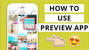Manage and plan instagram feed, gallery, grid, visuals. Tutorial How To Use Preview App To Schedule Plan Your Instagram Feed Youtube