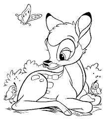 Dibujos Disney Para Colorear Bambi Bebe Para Colorear Colorear Disney Animales Para Pintar Dibujos Para Colorear Disney