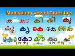 This is about joining arabic letters. Malayalam Alphabet Vowel Diacritics Ka à´• With Audio Malayalam Alphabets And Vowel Diatrics Youtube