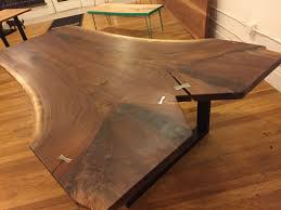 Leaving Walnut Edges Raw Makes For A More Interesting Shape With Images Coffee Table Residential Design Home Decor