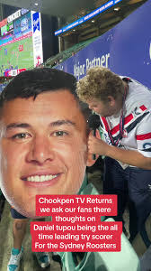We ask our fans about daniel tupou becoming the all time leading try scorer  for the roosters #eaststowin #sydneyroosters #chookpentv #fyp #foryoupage  #foryou #nrl #nrl2023 #rugbyleague #footy #fantv #