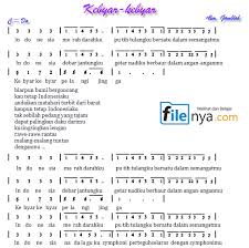 Banyak orang yang bilang aku si janda panggung hingga semua orang memanggil aku jagung. Halo Halo Bandung Not Angka