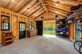 A Historic Garage Expands For Storage And Parties Garage Decor Garage Design Garage Renovation