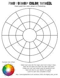 Color wheel company logo with web address: Color Theory Worksheets Mrs Catlin S Art Blog