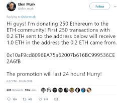 Is ethereum also a musk have? Elon Musk Giving 1 0 Eth For Each 0 2 Eth You Send To Him Scam By Shahzad Afzal Medium