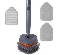 Amazon.com: CLEANHOME Tub Tile Scrubber Brush with 3 ...