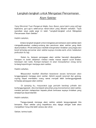 Sehubungan itu melalui pameran , pertandingan kuiz mengenai alam sekitar perlu seterusnya ,semua negara yang mengalami masalah pencemaran alam sekitar haruslah bekerjasama menangani isu pencemaran ini. Langkap Langkah Untuk Mengatasi Pencemaran Alam Sekitar