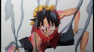 One piece luffy 2nd gear. Drawing Monkey D Luffy Gear Second Youtube