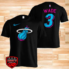 Grab your phone and most photogenic friends: Nba Miami Heat Logo Vice City Dwyane Wade Shirt Shopee Philippines