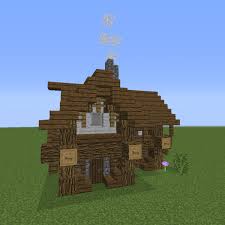 Minecraft how to build a small starter house. Small Village Rustic House 3 Blueprints For Minecraft Houses Castles Towers And More Grabcraft