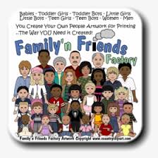 The resolution of png image is 691x540 and classified to friends logo ,family silhouette ,church clipart. 1 4 2 8 Factory Babies African American Family And Friends Clipart Hd Png Download Kindpng
