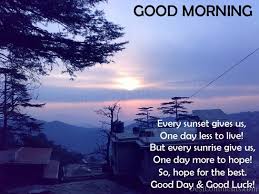 The sun rises through the city on a misty morning. Sunrise Good Morning Quotes Quotesgram