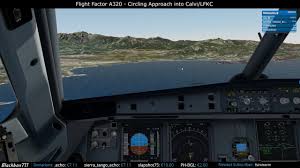 Ff320 Circling Approach Calvi Lfkc Runway 36