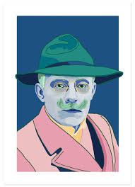 Gabriel Scott — GRØNT KAPITTEL — Kunsttrykk av Vidar