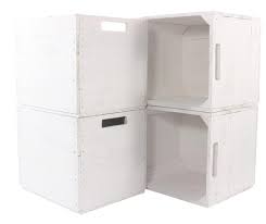 Diy deko holzkiste selber machen einfache tischdeko. 6x Kallax Kisten In Weiss Neu Fur Bucher Kaufland De