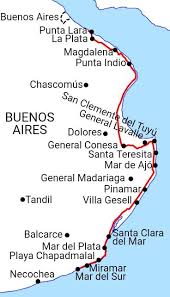 Visita costa del este, conocelo, recorre sus calles y disfruta su entorno de bosque y naturaleza, descubrí un verdadero placer. Ruta Provincial 11 Mapa De Argentina Consejos Para Viajes Viaje Argentina