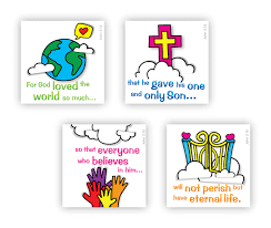 John 3:16, john 3:16 for god, for god, for god so loved the world. Child Evangelism Tool 1211 Description A Bible Crafts Evangelism Childrens Ministry