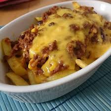 Chili Cheese Fries Chili Kase Pommes Rezepte Lebensmittel Essen