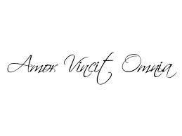 Dieting Digest Featured Latin Quotes Love Conquers All Tattoo Quotes