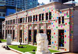 The Most Amazing Wrapped Buildings In The World Yayoi Kusama City Gallery Wellington City